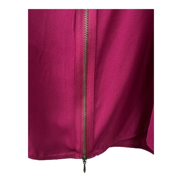 Worthington Woman Fuchsia Blouse with Back Zip Accent Size 3X - Picture 5 of 7